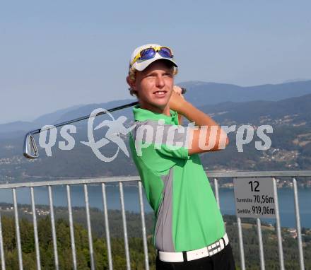 Golf. Nachwuchs. Stefan Gratzer. Pyramidenkogel Keutschach, 5.8.2013.
Foto: Kuess. 
---
pressefotos, pressefotografie, kuess, qs, qspictures, sport, bild, bilder, bilddatenbank