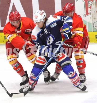 Eishockey. Testspiel. EC VSV gegen Duesseldorfer EG. John Hughes (VSV). Villach, am 30.08.2013
Foto: Kuess
---
pressefotos, pressefotografie, kuess, qs, qspictures, sport, bild, bilder, bilddatenbank