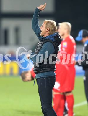 Fussball Bundesliga. RZ Pellets WAC gegen SC Wiener Neustadt. Trainer Heimo Pfeifenberger (Wiener Neustadt). Wolfsberg, am 19.10.2013.
Foto: Kuess
---
pressefotos, pressefotografie, kuess, qs, qspictures, sport, bild, bilder, bilddatenbank