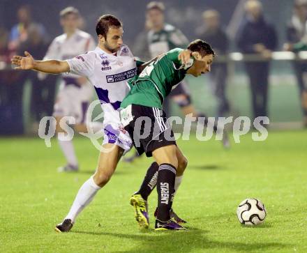 Fussball OEFB Cup. SAK gegen SV Josko Ried. Murat Veliu, (SAK), Robert Zulj  (Ried). Welzenegg, am 29.10.2013.
Foto: Kuess
---
pressefotos, pressefotografie, kuess, qs, qspictures, sport, bild, bilder, bilddatenbank