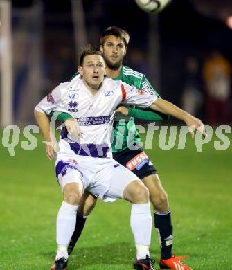 Fussball OEFB Cup. SAK gegen SV Josko Ried. Darijo Biscan, (SAK), Jan Marc Riegler  (Ried). Welzenegg, am 29.10.2013.
Foto: Kuess
---
pressefotos, pressefotografie, kuess, qs, qspictures, sport, bild, bilder, bilddatenbank