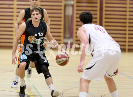 Basketball 2. Bundesliga. ASKOE Villach Raiders gegen Basket Flames WAT Wien. Lukas Boeck (Wien). Villach, am 14.12.2013.
Foto: Kuess
---
pressefotos, pressefotografie, kuess, qs, qspictures, sport, bild, bilder, bilddatenbank