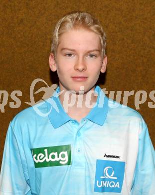 Badminton Bundesliga. ASKOE kelag Kaernten. Nachwuchs.  Mario Saplotnik. Klagenfurt, 14.1.2014.
Foto: Kuess 
---
pressefotos, pressefotografie, kuess, qs, qspictures, sport, bild, bilder, bilddatenbank