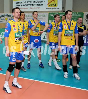 Volleyball MEVZA. Final Four. Finale. SK Aich/Dob gegen ACH Volley Ljubljana. (Aich/Dob). Bleiburg, 12.3.2014. 
Foto: Kuess
---
pressefotos, pressefotografie, kuess, qs, qspictures, sport, bild, bilder, bilddatenbank