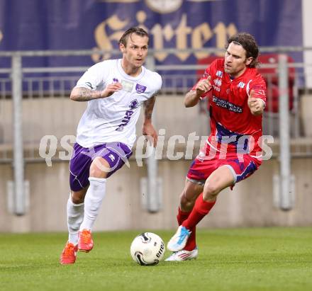 Fussball Regionalliga. SK Austria Klagenfurt gegen SAK. Rajko Rep, (Austria Klagenfurt), Andrej Pecnik (SAK). Klagenfurt, 11.4.2014.
Foto: Kuess
---
pressefotos, pressefotografie, kuess, qs, qspictures, sport, bild, bilder, bilddatenbank