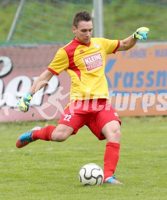 Fussball Kaerntner Liga. SG Annabichler Austria Amateure gegen Maria Saal.  Wolfgang Karner  (Maria Saal). Annabichl am 21.4.2014.
Foto: Kuess
---
pressefotos, pressefotografie, kuess, qs, qspictures, sport, bild, bilder, bilddatenbank