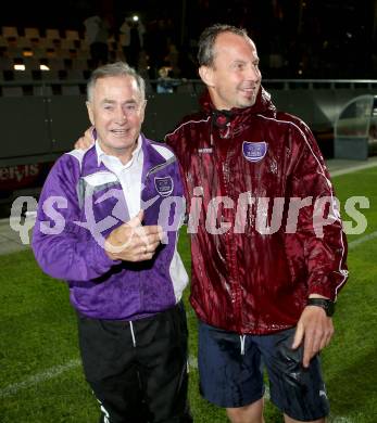 Fussball Nachwuchs. Kaerntner Meisterschaft. Finale U18. SK Austria Klagenfurt gegen RZ Pellets WAC. Trainer Josef Thuller, Dietmar Thuller (Austria Klagenfurt). St. Veit, am 21.6.2014.
Foto: Kuess
---
pressefotos, pressefotografie, kuess, qs, qspictures, sport, bild, bilder, bilddatenbank