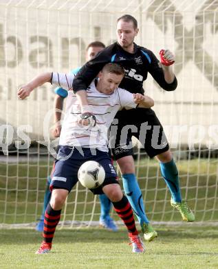 Fussball. Unterliga Ost. SG Magdalensberg/Eberndorfer AC gegen SPG FC Poggersdorf KM. Christian Wohlmuth,  (Magdalensberg), Christian Fuiko (Poggersdorf). Pischeldorf, am 26.7.2014.
Foto: Kuess
---
pressefotos, pressefotografie, kuess, qs, qspictures, sport, bild, bilder, bilddatenbank