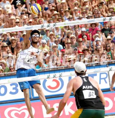 Beachvolleyball Grand Slam. Daniele Lupo (ITA). Klagenfurt, 3.8.2014.
Foto: Kuess

---
pressefotos, pressefotografie, kuess, qs, qspictures, sport, bild, bilder, bilddatenbank