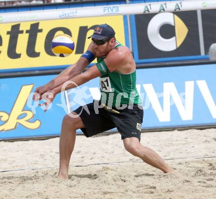 Beachvolleyball Grand Slam. Bruno Oscar Schmidt (BRA). Klagenfurt, 3.8.2014.
Foto: Kuess

---
pressefotos, pressefotografie, kuess, qs, qspictures, sport, bild, bilder, bilddatenbank