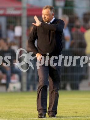 Fussball Regionalliga. SAK gegen SK Auustria Klagenfurt. Trainer Joze Prelogar (SAK). Welzenegg, am 22.8.2014.
Foto: Kuess
---
pressefotos, pressefotografie, kuess, qs, qspictures, sport, bild, bilder, bilddatenbank