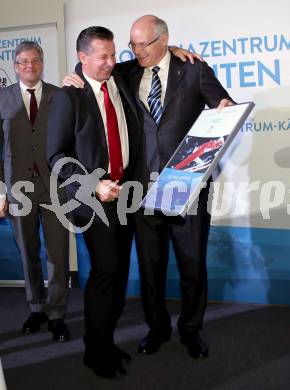 Eroeffnung Olympiazentrum Kaernten. Karl Schnabl, Karl Stoss. Klagenfurt, am 1.12.2014.
Foto: Kuess
---
pressefotos, pressefotografie, kuess, qs, qspictures, sport, bild, bilder, bilddatenbank