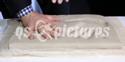 Eroeffnung Olympiazentrum Kaernten. Hand von Thomas Morgenstern. Klagenfurt, am 1.12.2014.
Foto: Kuess
---
pressefotos, pressefotografie, kuess, qs, qspictures, sport, bild, bilder, bilddatenbank