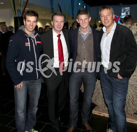 Eroeffnung Olympiazentrum Kaernten. Markus Salcher, Karl Schnabl, Thomas Morgenstern,  Fritz  . Klagenfurt, am 1.12.2014.
Foto: Kuess
---
pressefotos, pressefotografie, kuess, qs, qspictures, sport, bild, bilder, bilddatenbank