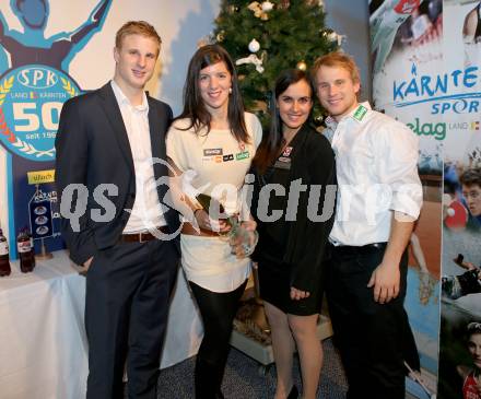 Sportgala. Nacht des Sports. Ehrung Sportler des Jahres. Martin Hinteregger, Magdalena Lobnig, Pia Meschik, Hanno Douschan. Congress Center Villach, 22.12.2014.
Foto: Kuess
---
pressefotos, pressefotografie, kuess, qs, qspictures, sport, bild, bilder, bilddatenbank