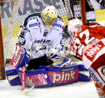 EBEL. Eishockey Bundesliga. KAC gegen EHC LIWEST Linz. Thomas Dechel  (Linz). Klagenfurt, am 6.1.2015.
Foto: Kuess 

---
pressefotos, pressefotografie, kuess, qs, qspictures, sport, bild, bilder, bilddatenbank