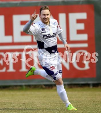 Fussball Regionalliga. SAK gegen BW Linz. Torjubel Darijo Biscan (SAK). Welzenegg, am 27.3.2015.
Foto: Kuess
---
pressefotos, pressefotografie, kuess, qs, qspictures, sport, bild, bilder, bilddatenbank