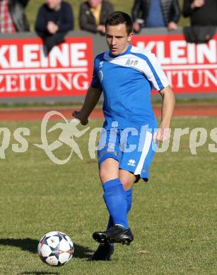 Fussball Kaerntner Liga. Voelkermarkt gegen Annabichler SV.  Vahid Muharemovic (ASV). Voelkermarkt , am 28.3.2015.
Foto: Kuess
---
pressefotos, pressefotografie, kuess, qs, qspictures, sport, bild, bilder, bilddatenbank