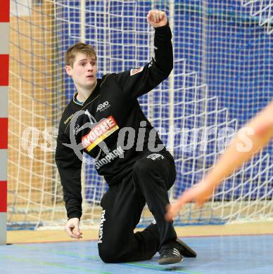 Handball Bundesliga. Aufstiegs Play Off. Halbfinale. SC Ferlach gegen UHC Erste Bank Hollabrunn. Matthias Meleschnig (SCF). Ferlach, am 11.5.2015.
Foto: Kuess
---
pressefotos, pressefotografie, kuess, qs, qspictures, sport, bild, bilder, bilddatenbank
