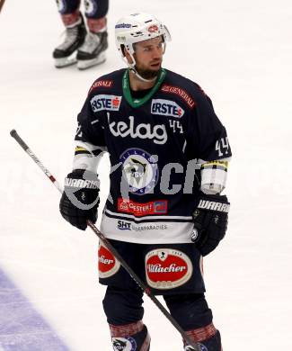 EBEL. Eishockey Bundesliga. EC VSV gegen Dornbirner Eishockey Club.  Matt Kelly (VSV). Villach, am 12.9.2015.
Foto: Kuess 


---
pressefotos, pressefotografie, kuess, qs, qspictures, sport, bild, bilder, bilddatenbank