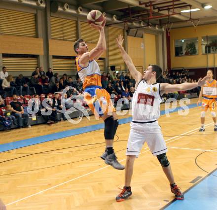 Basketball 2. Bundesliga 2015/16 Grunddurchgang 9.Runde.  Woerthersee Piraten gegen BBU Salzburg. Martin Breithuber, (Woerthersee Piraten),  Jamie Kohn (BBU Salzburg). Klagenfurt, am 21.11.2015.
Foto: Kuess
---
pressefotos, pressefotografie, kuess, qs, qspictures, sport, bild, bilder, bilddatenbank