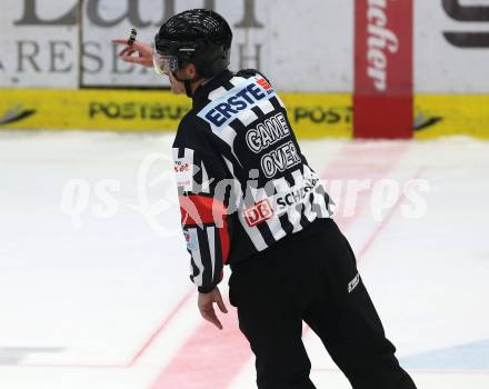 EBEL. Eishockey Bundesliga. EC VSV gegen KAC. Schiedsrichter Igor Dremelj. Villach, am 15.1.2016.
Foto: Kuess 


---
pressefotos, pressefotografie, kuess, qs, qspictures, sport, bild, bilder, bilddatenbank