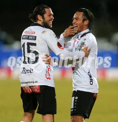 Fussball tipico Bundesliga. RZ Pellets WAC gegen SV Groedig. Nemanja Rnic, Stephan Palla (WAC). Lavanttal Arena, am 20.2.2016.
Foto: Kuess
---
pressefotos, pressefotografie, kuess, qs, qspictures, sport, bild, bilder, bilddatenbank