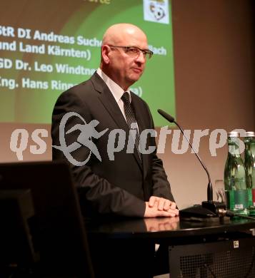 Kaerntner Fussballverband. Ordentliche Hauptversammlung.  Hans Rinner (Praesident Bundesliga). Villach, am 11.3.2016.
Foto: Kuess
---
pressefotos, pressefotografie, kuess, qs, qspictures, sport, bild, bilder, bilddatenbank
