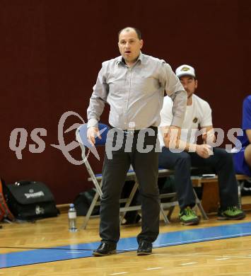 Basketball 2. Bundesliga 2015/16 VF Spiel 1. KOS Celovec gegen Radenthein Garnets. Trainer Goran Jovanovic  (Radenthein). Klagenfurt, 19.3.2016.
Foto: Kuess
---
pressefotos, pressefotografie, kuess, qs, qspictures, sport, bild, bilder, bilddatenbank