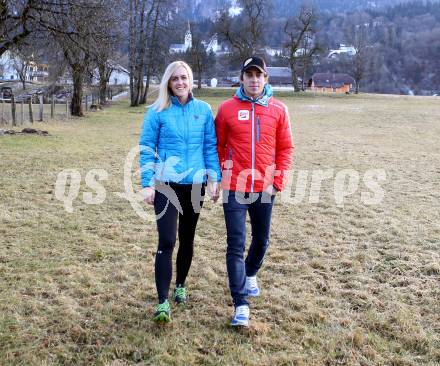 Nordische Kombination. Tomaz Druml mit Freundin Nicole. Feistritz an der Gail, 6.2.2016.
Foto: Kuess
---
pressefotos, pressefotografie, kuess, qs, qspictures, sport, bild, bilder, bilddatenbank