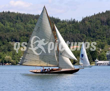 Segeln. Classic Holzboot Regatta Woerthersee.  21.5.2016.
Foto: Kuess
---
pressefotos, pressefotografie, kuess, qs, qspictures, sport, bild, bilder, bilddatenbank