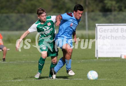 Fussball Unterliga Ost. Woelfnitz gegen Ludmannsdorf. Michael Schneider, (Woelfnitz), julian Hobel (Ludmannsdorf). Woelfnitz, am 28.5.2016.
Foto: Kuess
---
pressefotos, pressefotografie, kuess, qs, qspictures, sport, bild, bilder, bilddatenbank