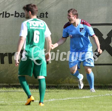 Fussball Unterliga Ost. Woelfnitz gegen Ludmannsdorf. Torjubel Guenther Zussner (Woelfnitz). Woelfnitz, am 28.5.2016.
Foto: Kuess
---
pressefotos, pressefotografie, kuess, qs, qspictures, sport, bild, bilder, bilddatenbank