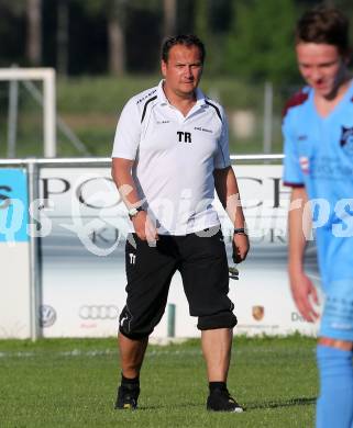 Fussball Unterliga Ost. Woelfnitz gegen Ludmannsdorf. Trainer Alexander Suppantschitsch (Woelfnitz). Woelfnitz, am 28.5.2016.
Foto: Kuess
---
pressefotos, pressefotografie, kuess, qs, qspictures, sport, bild, bilder, bilddatenbank