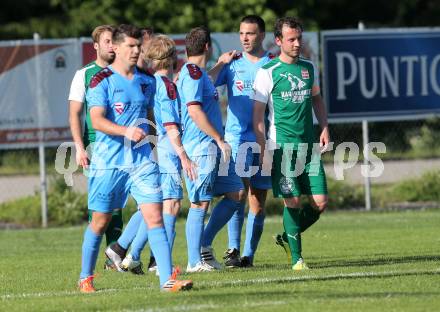 Fussball Unterliga Ost. Woelfnitz gegen Ludmannsdorf. Torjubel  (Woelfnitz). Woelfnitz, am 28.5.2016.
Foto: Kuess
---
pressefotos, pressefotografie, kuess, qs, qspictures, sport, bild, bilder, bilddatenbank