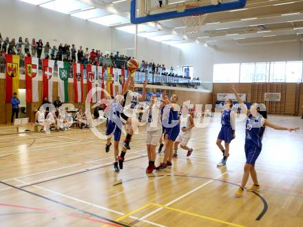 Basketball. Schuelerliga.  NMS Wolfsberg gegen Wien. Villach, 28.4.2016.
Foto: Kuess
---
pressefotos, pressefotografie, kuess, qs, qspictures, sport, bild, bilder, bilddatenbank