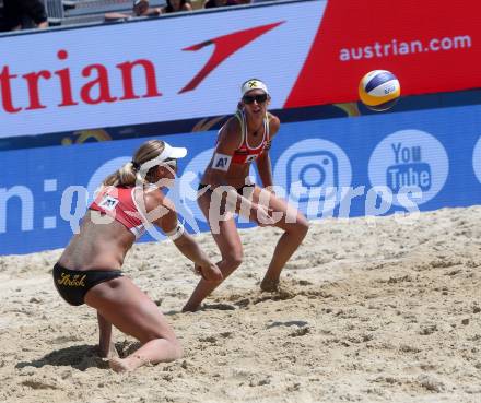 Beachvolleyball. Beach Volleyball Major Series. Barbara Hansel, Stefanie Schwaiger (AUT). Klagenfurt, 27.7.2016.
Foto: Kuess
---
pressefotos, pressefotografie, kuess, qs, qspictures, sport, bild, bilder, bilddatenbank