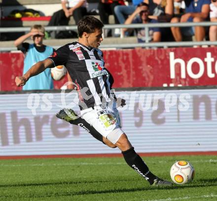 Fussball tipico Bundesliga. RZ Pellets WAC gegen SV Guntamatic Ried.  Dario Baldauf (WAC). Lavanttal Arena Wolfsberg, am 6.8.2016.
Foto: Kuess
---
pressefotos, pressefotografie, kuess, qs, qspictures, sport, bild, bilder, bilddatenbank