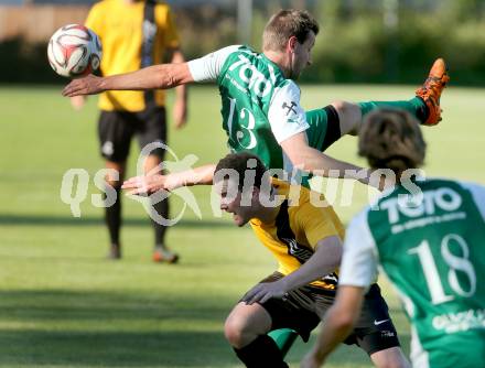 Fussball 1. Klasse B. Faakersee gegen Bad Bleiberg. Martin Tschernuth,  (Faakersee), Christoph Stauder (Bad Bleiberg). Faakersee, am 7.8.2016.
Foto: Kuess
---
pressefotos, pressefotografie, kuess, qs, qspictures, sport, bild, bilder, bilddatenbank