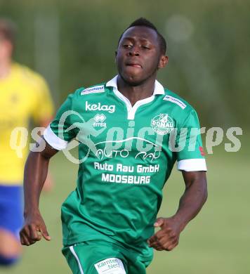 Fussball 1. Klasse C. Liebenfels gegen Donau. Lamin Bojang  (Donau). Liebenfels, am 20.8.2016.
Foto: Kuess
---
pressefotos, pressefotografie, kuess, qs, qspictures, sport, bild, bilder, bilddatenbank