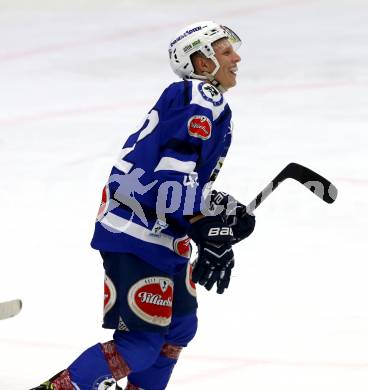 Eishockey Testspiel. VSV gegen Riessersee.  Torjubel Florian Kucher (VSV). Villach, 26.8.2016.
Foto: Kuess
---
pressefotos, pressefotografie, kuess, qs, qspictures, sport, bild, bilder, bilddatenbank