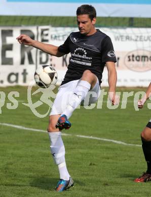 Fussball Kaerntner Liga. Annabichler SV gegen Gmuend. Zeljko Simic (Gmuend). Annabichl, am 4.9.2016.
Foto: Kuess
---
pressefotos, pressefotografie, kuess, qs, qspictures, sport, bild, bilder, bilddatenbank