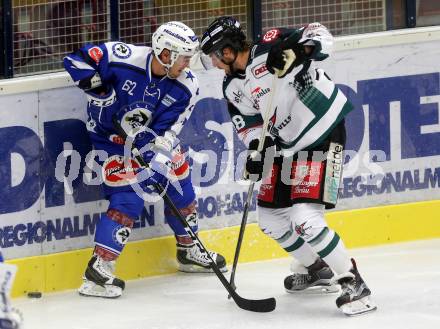 Eishockey testspiel. VSV gegen Starbulls Rosenheim. Kevin Wehrs, (VSV), Maximilian Vollmayer (Rosenheim). Villach, am 9.9.2016.
Foto: Kuess
---
pressefotos, pressefotografie, kuess, qs, qspictures, sport, bild, bilder, bilddatenbank