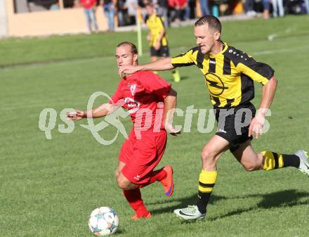 Fussball. 1. Klasse C. HSV gegen Glanegg. Daniel Moser (HSV), Darko Babic (Glanegg). Klagenfurt Lendorf, 17.9.2016,
Foto: Kuess
---
pressefotos, pressefotografie, kuess, qs, qspictures, sport, bild, bilder, bilddatenbank