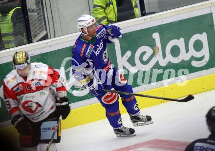 EBEL. Eishockey Bundesliga.  VSV gegen HC Orli Znojmo. Torjubel Evan McGrath, (VSV). Villach, am 18.9.2016.
Foto: Kuess 
---
pressefotos, pressefotografie, kuess, qs, qspictures, sport, bild, bilder, bilddatenbank