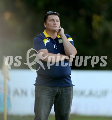 Fussball. 1. Klasse C. Ebental gegen SG KSK-Woerthersee/ATUS Poertschach. Trainer  Martin Johann Kaiser  (SG KSK-Woerthersee/ATUS Poertschach). Ebental, 25.9.2016.
Foto: Kuess
---
pressefotos, pressefotografie, kuess, qs, qspictures, sport, bild, bilder, bilddatenbank