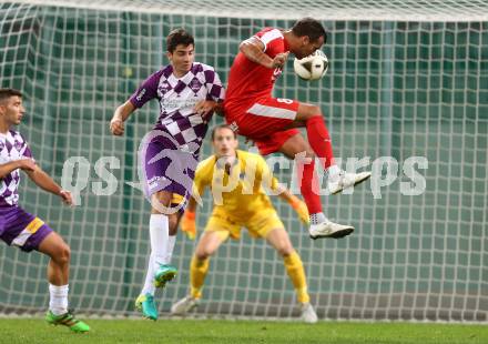 Fussball. Regionallliga. Austria Klagenfurt gegen ATSV Stadl-Paura. Luka Bjelica, (Austria Klagenfurt), Haris Bukva  (Stadl-Paura).  Klagenfurt, 30.9.2016.
Foto: Kuess
---
pressefotos, pressefotografie, kuess, qs, qspictures, sport, bild, bilder, bilddatenbank