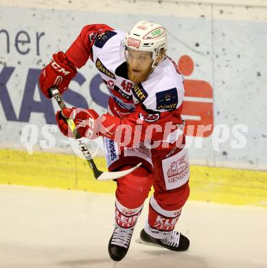 EBEL. Eishockey Bundesliga. KAC gegen 	UPC Vienna Capitals. Johannes Bischofberger (KAC). Klagenfurt, am 6.10.2016.
Foto: Kuess

---
pressefotos, pressefotografie, kuess, qs, qspictures, sport, bild, bilder, bilddatenbank