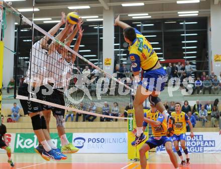 Volleyball MEVZA. SK Posojilnica Aich/Dob gegen Calcit Volleyball Kamnik. Michal Petras (Aich/Dob). Bleiburg, am 13.10.2016.
Foto: Kuess

---
pressefotos, pressefotografie, kuess, qs, qspictures, sport, bild, bilder, bilddatenbank