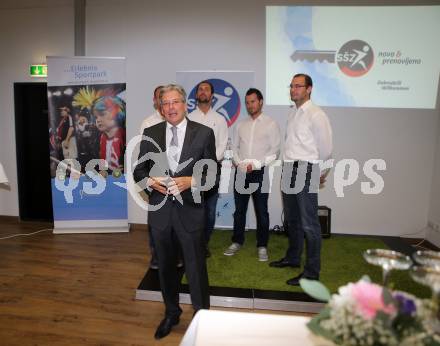 Eroeffnung Bueroraeumlichkeiten. Slowenischer Sportverband. Slovenska sportna zveza. Sportpark Klagenfurt, 18.10.2016.
Foto: Kuess
---
pressefotos, pressefotografie, kuess, qs, qspictures, sport, bild, bilder, bilddatenbank